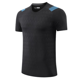 Men's Microfiber Short Sleeve Pullover Closure Sportswear T-Shirt