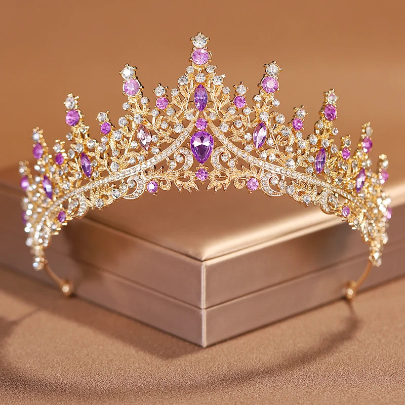 Women's Zinc Alloy Plant Pattern Tiaras Bridal Classic Crown