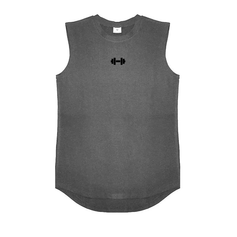 Men's O-Neck Sleeveless Quick Dry Compression Gym Wear Shirt