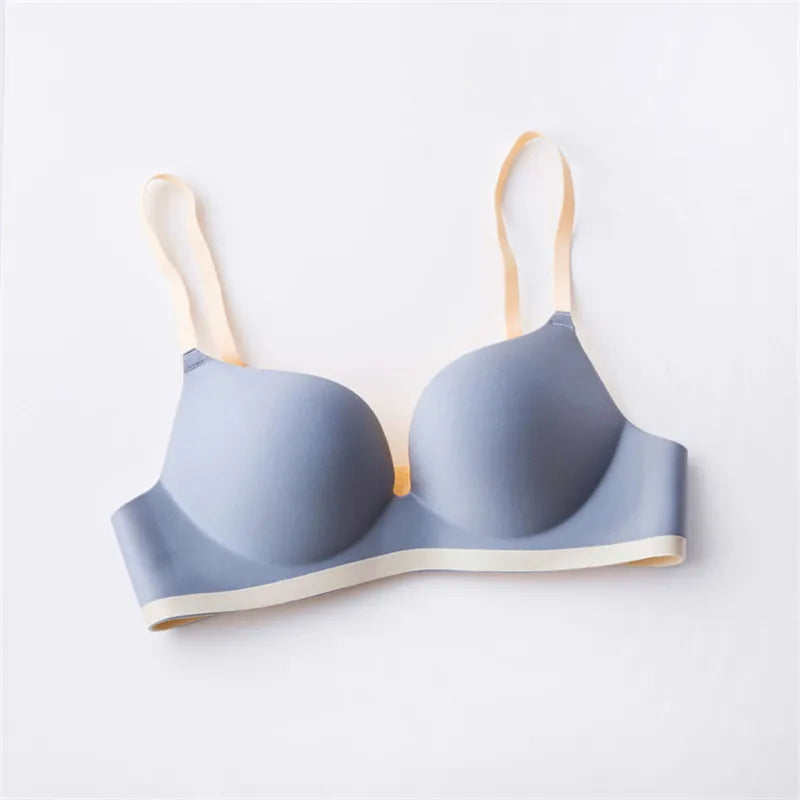 Women's Polyester Non-Convertible Straps Back Closure Push Up Bra