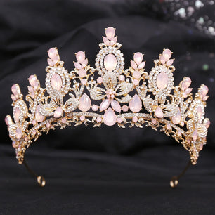 Women's Crystal Zinc Alloy Geometric Pattern Bridal Wedding Crown