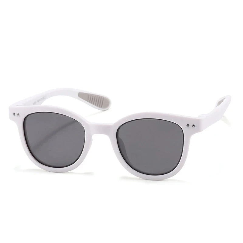 Kid's TR-90 Frame TAC Lens Cute Round Shaped UV400 Sunglasses