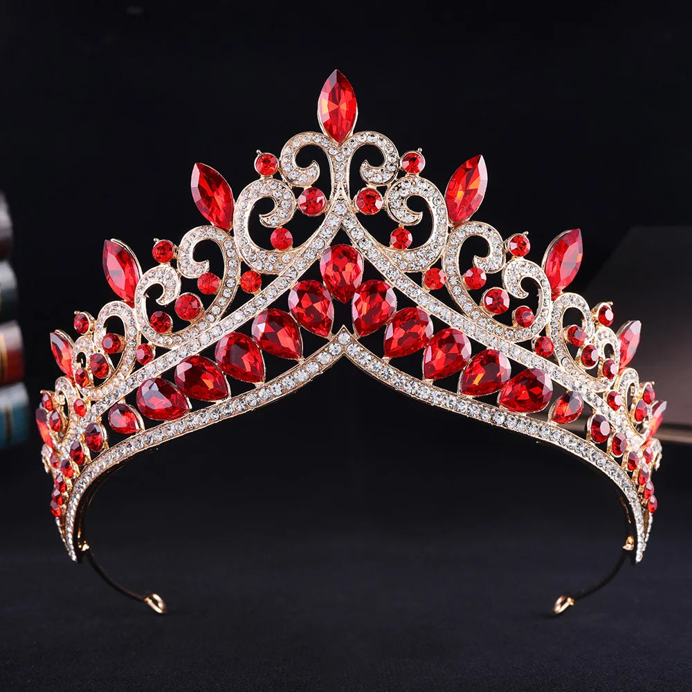 Women's Crystal Zinc Alloy Geometric Pattern Bridal Wedding Crown