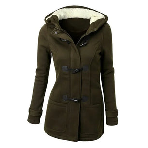 Women's Polyester Long Sleeves Solid Pattern Waterproof Jacket