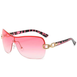 Women's Alloy Frame Acrylic Lens Square Shaped UV400 Sunglasses