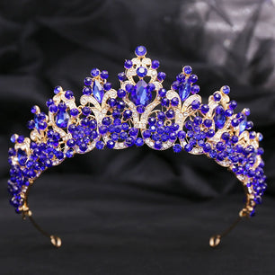 Women's Zinc Alloy Water Drop Pattern Tiaras Bridal Classic Crown