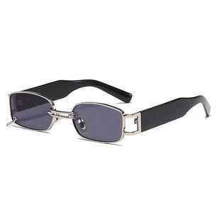 Women's Alloy Frame Polycarbonate Lens Rectangle Shape Sunglasses