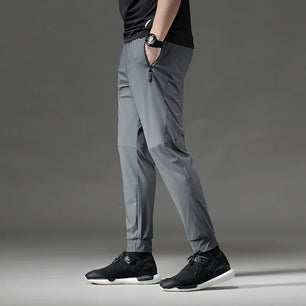 Men's Polyester Drawstring Closure Sweatpants Gymwear Trousers