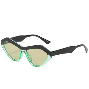 Women's Cat Eye Plastic Frame Acrylic Lens UV400 Sunglasses