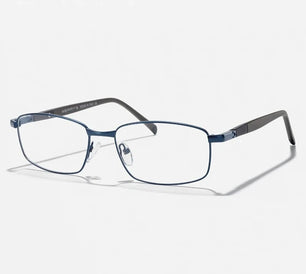 Men's Alloy Frame Full-Rim Rectangle Shaped Trendy Prescription Glasses