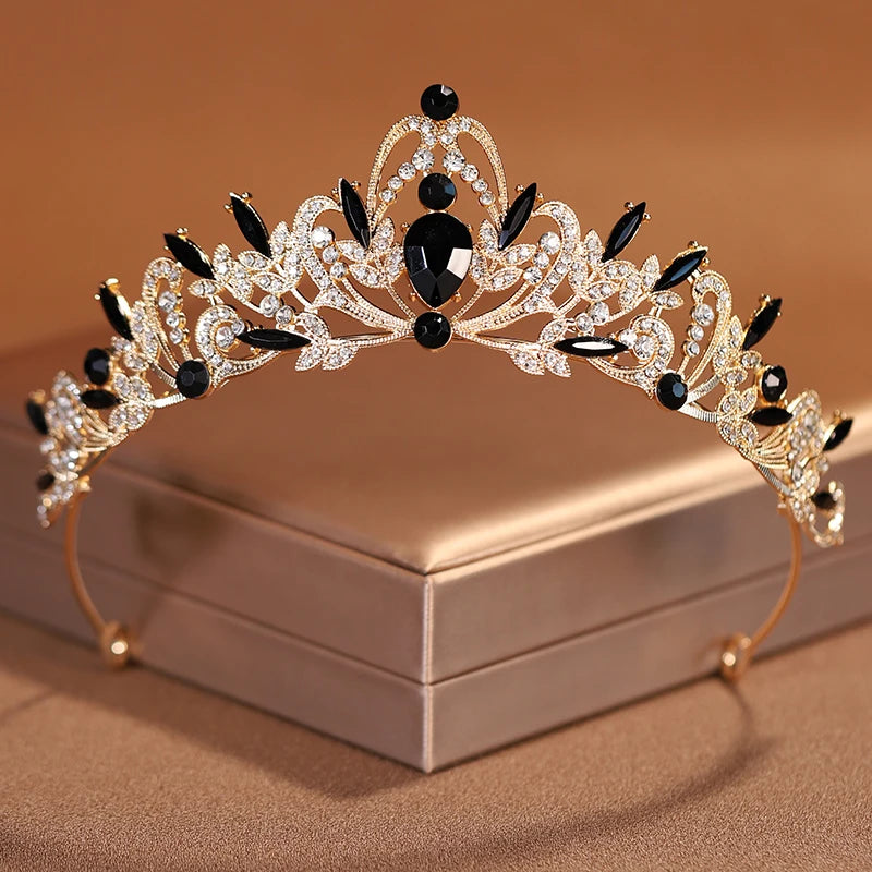 Women's Zinc Alloy Plant Pattern Tiaras Bridal Classic Crown