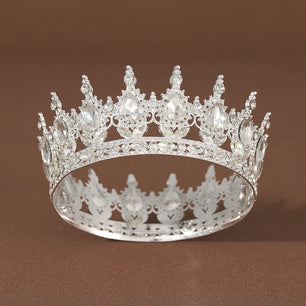 Women's Zinc Alloy Plant Pattern Tiaras Bridal Classic Crown