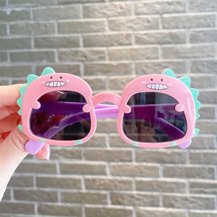 Kid's Polycarbonate Frame Cartoon Shaped Classic UV400 Sunglasses