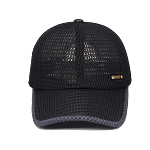 Men's Polyester Adjustable Strap Plaid Pattern Snapback Cap