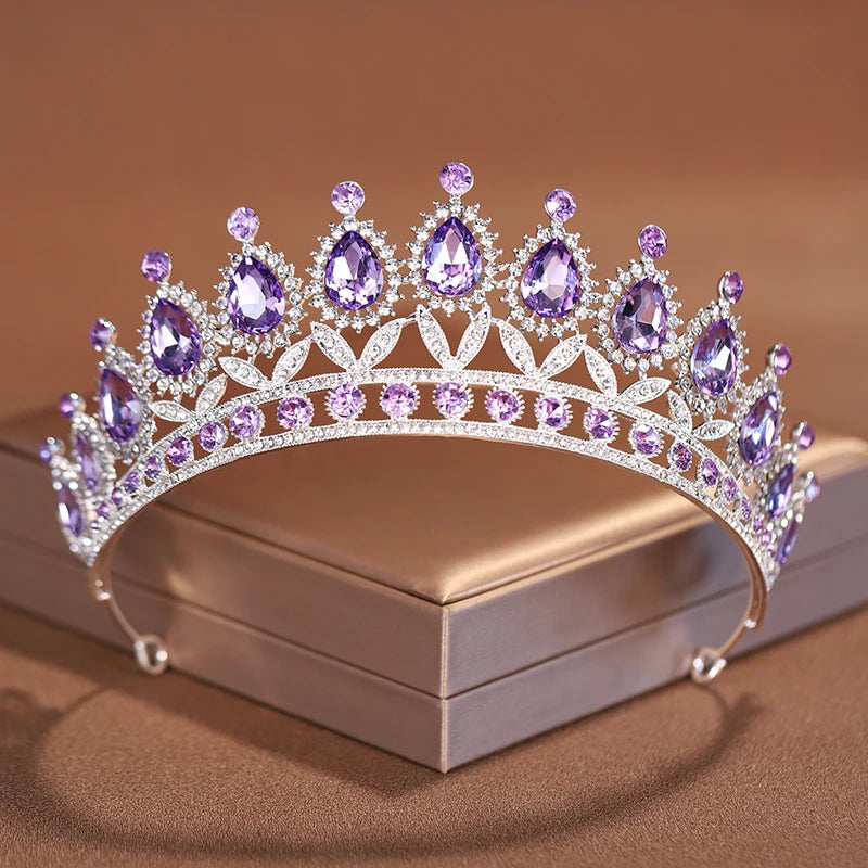 Women's Zinc Alloy Plant Pattern Tiaras Bridal Classic Crown