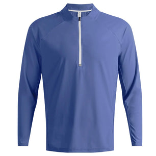 Men's Microfiber Long Sleeves Breathable Gym Solid Pattern Shirt