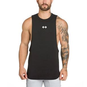 Men's O-Neck Sleeveless Quick Dry Compression Gym Wear Shirt