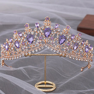 Women's Zinc Alloy Plant Pattern Tiaras Bridal Classic Crown