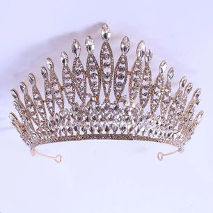 Women's Zinc Alloy Plant Pattern Tiaras Bridal Classic Crown