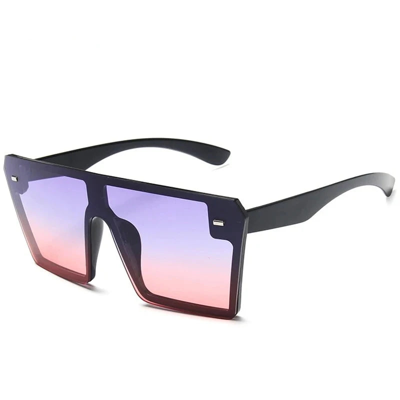 Women's Plastic Frame Acrylic Lens Square Shaped UV400 Sunglasses