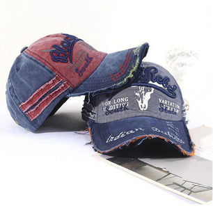 Men's Cotton Adjustable Strap Sun Protection Casual Baseball Cap