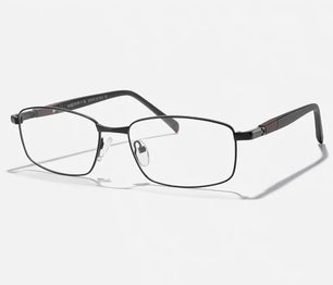 Men's Alloy Frame Full-Rim Rectangle Shaped Trendy Prescription Glasses