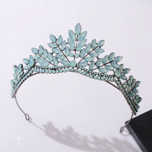 Women's Zinc Alloy Plant Pattern Tiaras Bridal Classic Crown