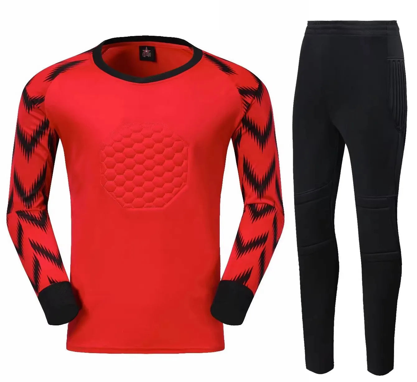 Men's Polyester O-Neck Full Sleeve Printed Breathable Sports Set