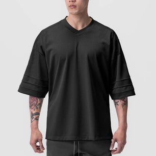 Men's Polyester Short Sleeve Pullover Closure Sportswear T-Shirt