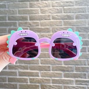 Kid's Polycarbonate Frame Cartoon Shaped Classic UV400 Sunglasses