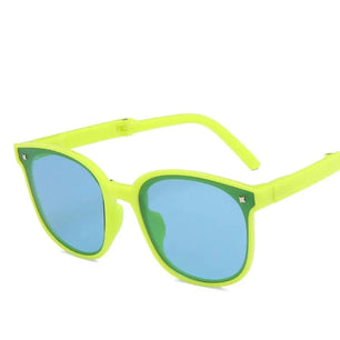 Kid's Polycarbonate Frame UV400 Protection Square Sunglasses