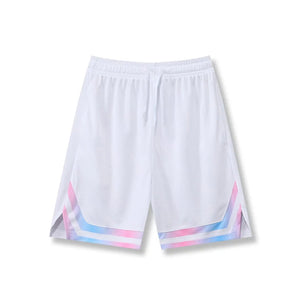 Men's Polyester Drawstring Closure Quick Dry Mixed Colors Shorts