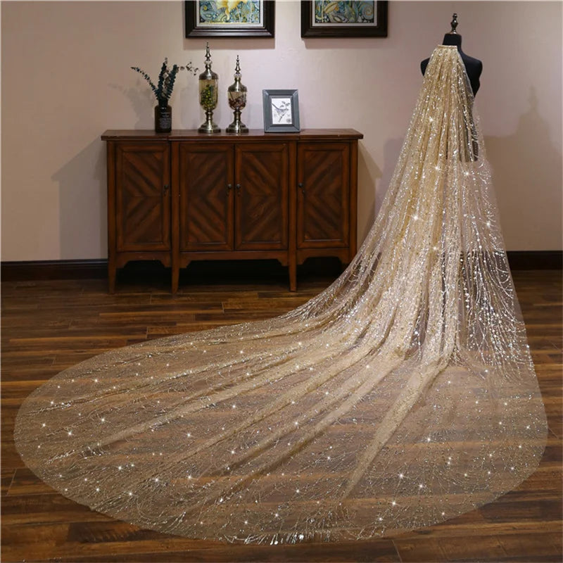 Women's Polyester Cut Edge One-Layer Trendy Bridal Wedding Veils