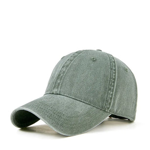 Men's Cotton Adjustable Strap Sun Protection Casual Baseball Cap