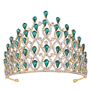 Women's Zinc Alloy Plant Pattern Tiaras Bridal Classic Crown