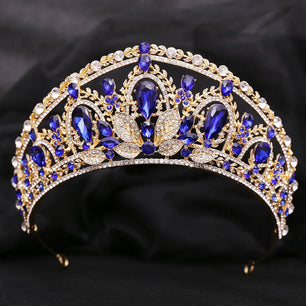 Women's Zinc Alloy Water Drop Pattern Tiaras Bridal Wedding Crown