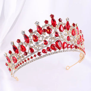 Women's Zinc Alloy Water Drop Pattern Tiaras Bridal Classic Crown