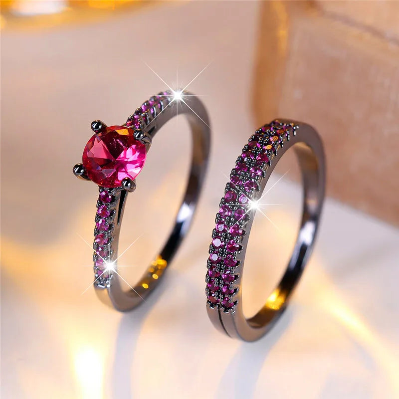 Women's Cubic Zirconia Geometric Shape Prong Setting Trendy Ring