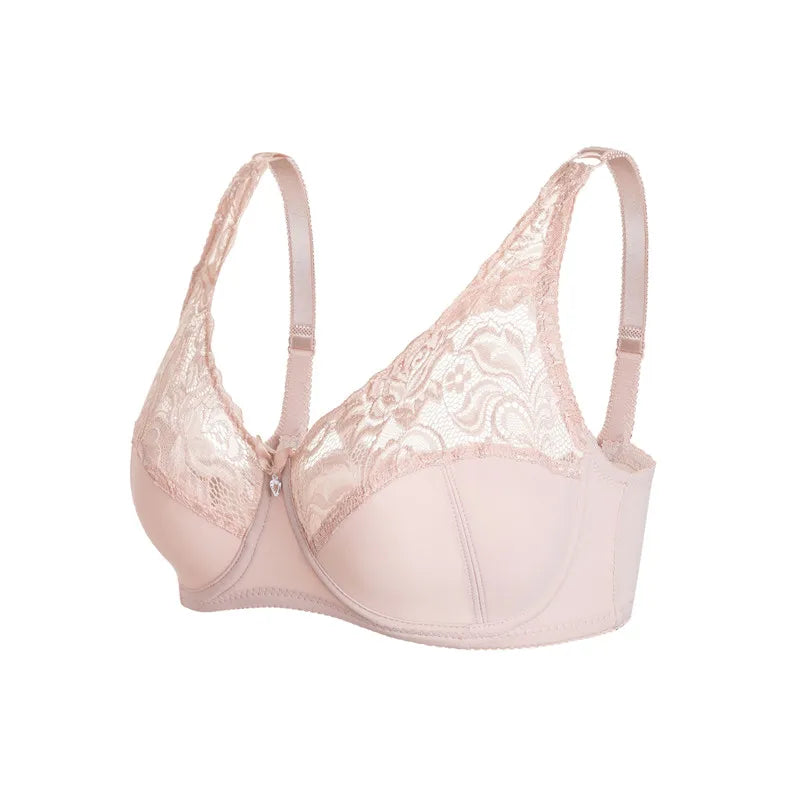 Women's Polyester Non-Convertible Straps Back Closure Push Up Bra