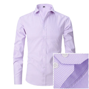 Men's Cotton Turn-Down Collar Full Sleeves Single Breasted Shirt