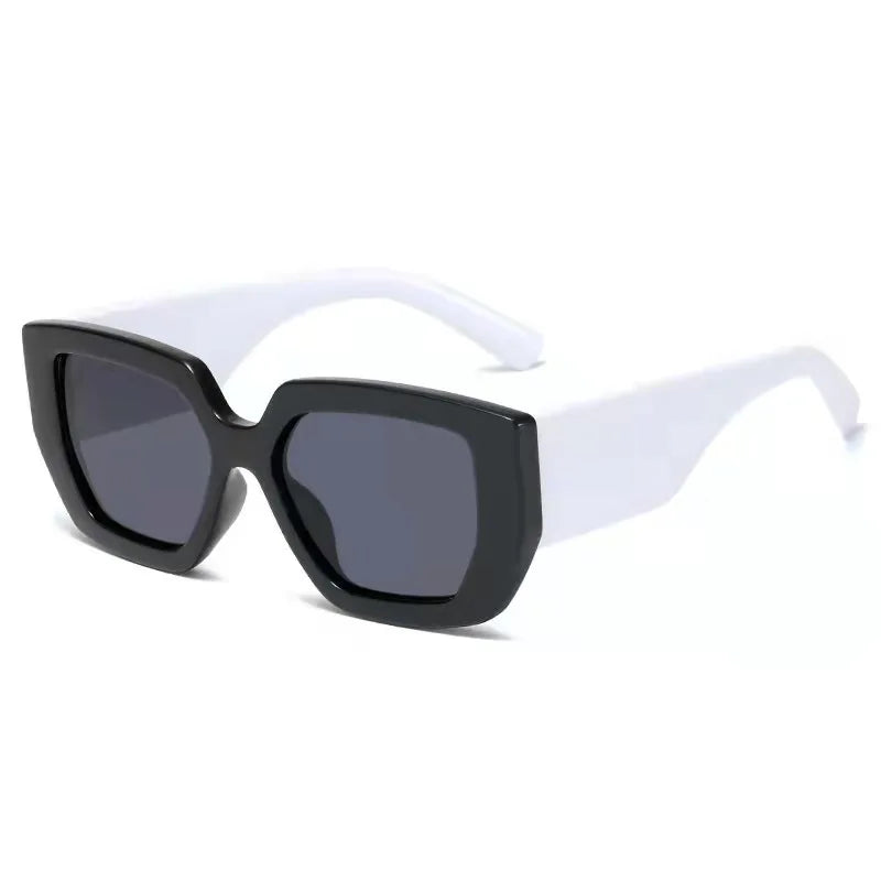 Women's Resin Frame Acrylic Lens Square Shaped UV400 Sunglasses