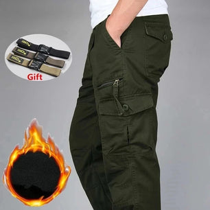 Men's Polyester Mid Waist Zipper Fly Closure Waterproof Trousers