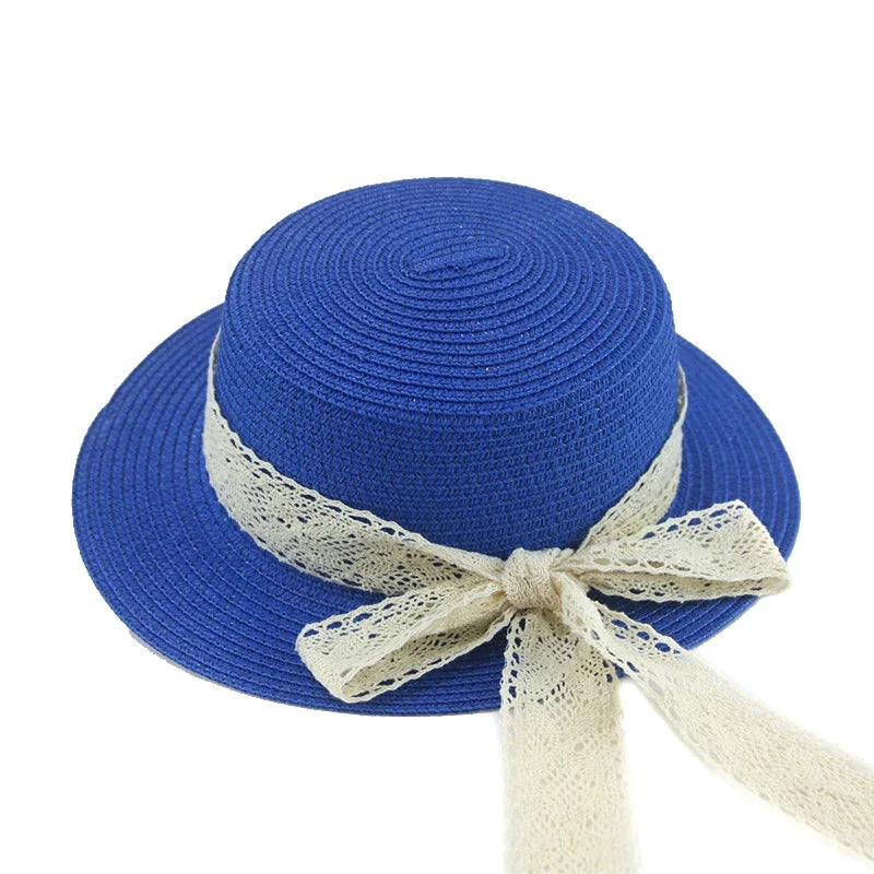 Women's Straw Solid Pattern Glamorous Sun Protection Beach Hat