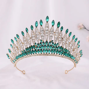 Women's Zinc Alloy Plant Pattern Tiaras Bridal Classic Crown