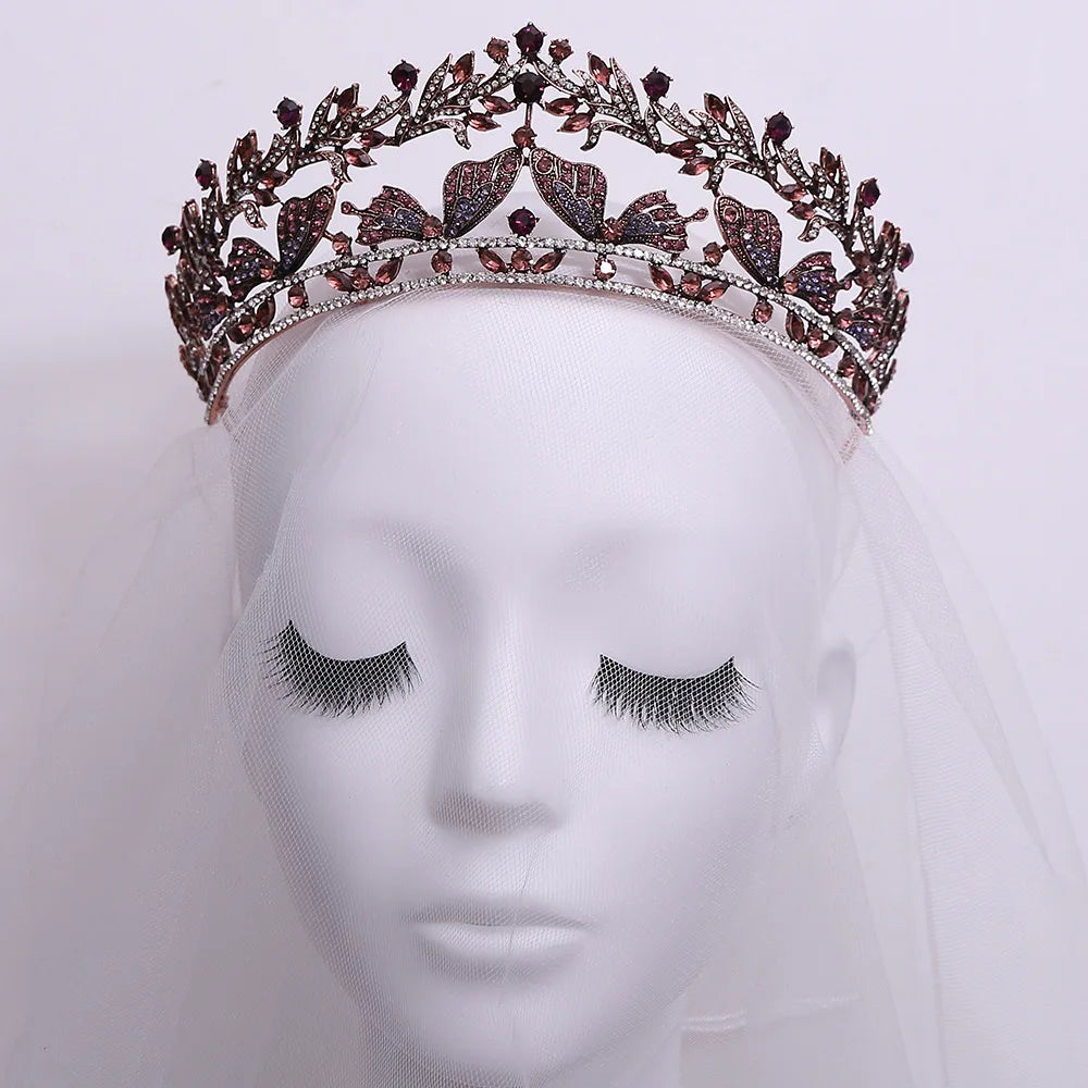 Women's Zinc Alloy Geometric Pattern Tiaras Bridal Classic Crown