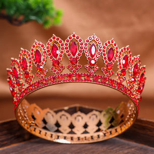 Women's Zinc Alloy Plant Pattern Tiaras Bridal Classic Crown