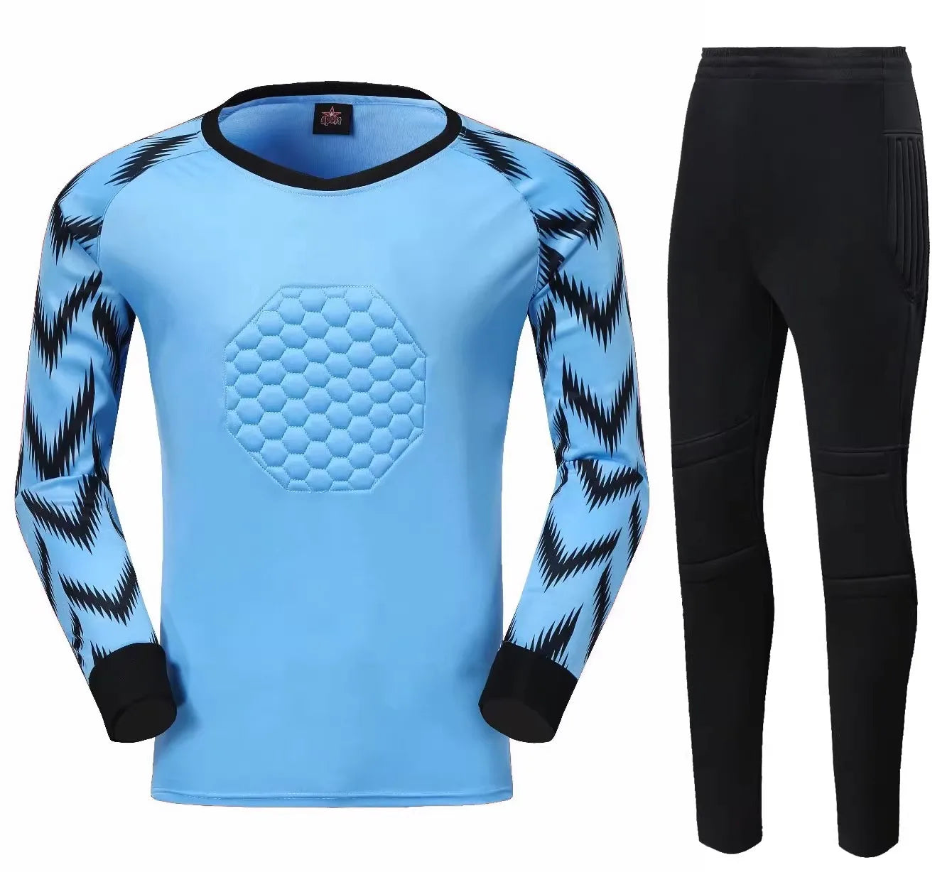 Men's Polyester O-Neck Full Sleeve Printed Breathable Sports Set