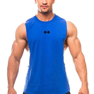 Men's O-Neck Sleeveless Quick Dry Compression Gym Wear Shirt