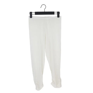 Women's Silk Elastic Closure Mid Waist Double-Sided Casual Pants