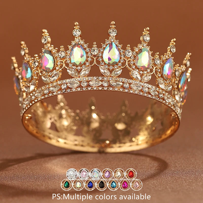 Women's Zinc Alloy Plant Pattern Tiaras Bridal Classic Crown